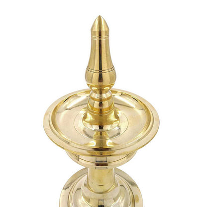 Ganapathi Vilakku - Traditional Brass Oil Lamp for Temple & Home Decor