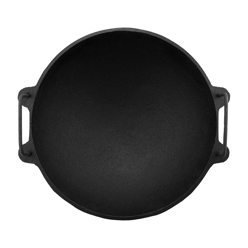 Premium Cast Iron Kadai - Pre-Seasoned – The Coconut Store