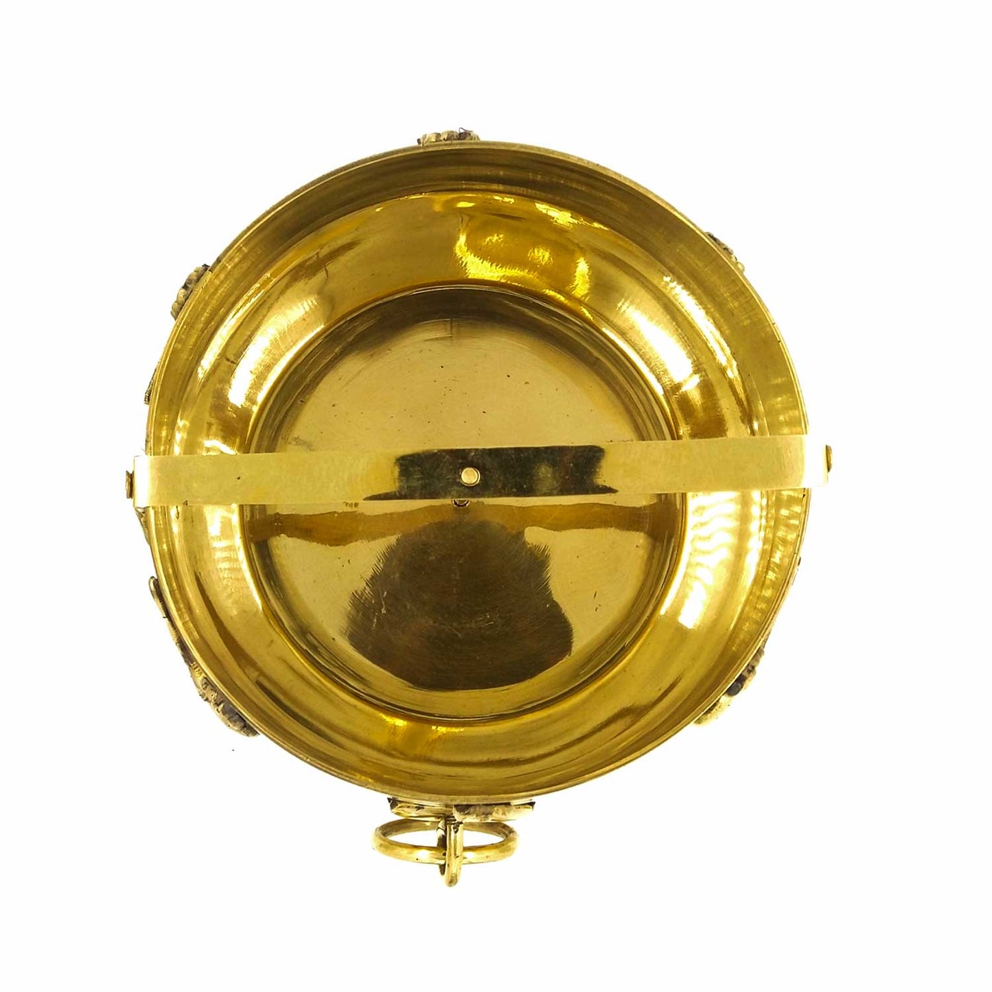 Brass Para: Authentic Kerala Measuring Vessel for Rituals and Home Decor with designs