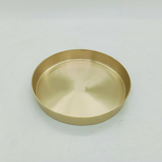 Bronze Plate with raised edge - Matt Finish