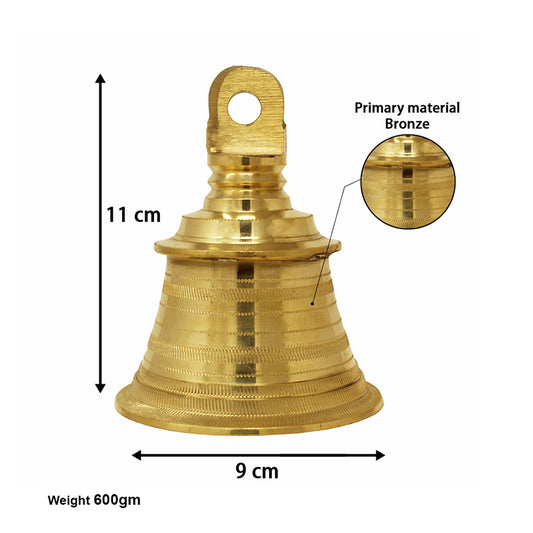 Hanging Bell with Chain for Home,Mandir Roof | Living Room Decoration | Door Bell