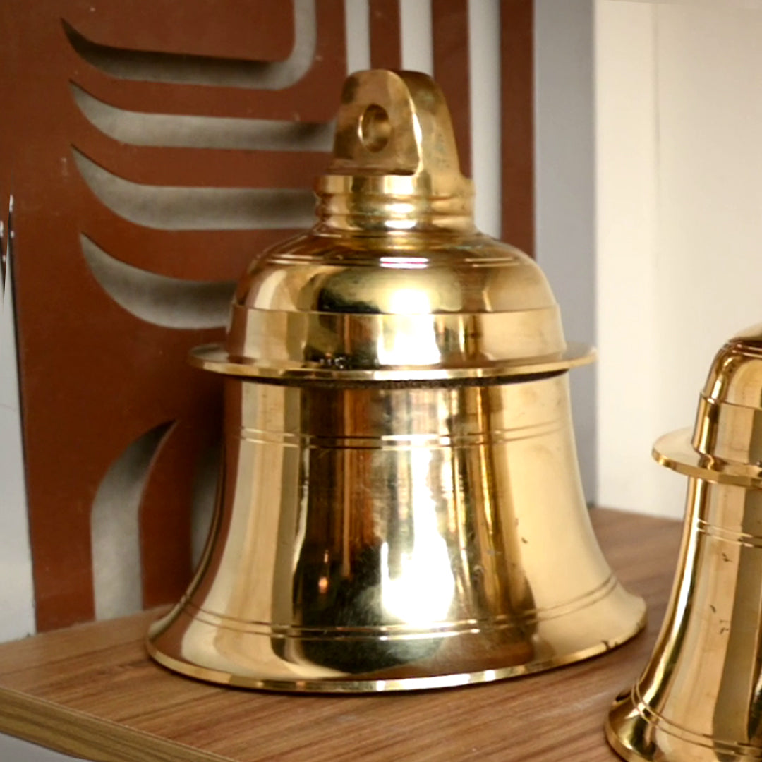 Handcrafted Brass Bell - Temple, Door, Wall, Home Decor