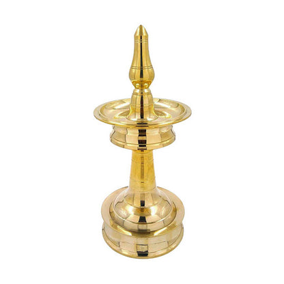 Ganapathi Vilakku - Traditional Brass Oil Lamp for Temple & Home Decor