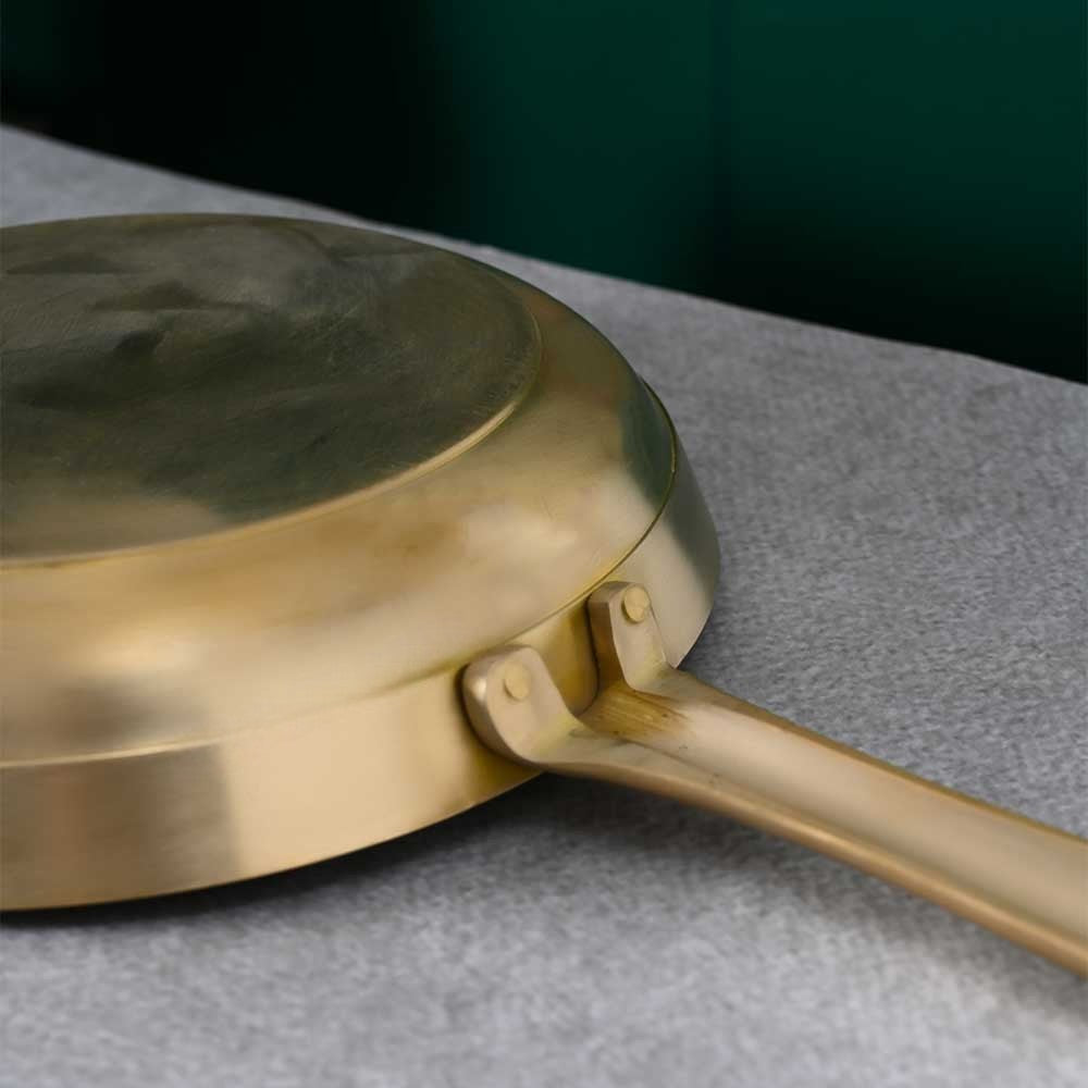 Bronze Fry Pan - High-Quality Cookware with bronze handle