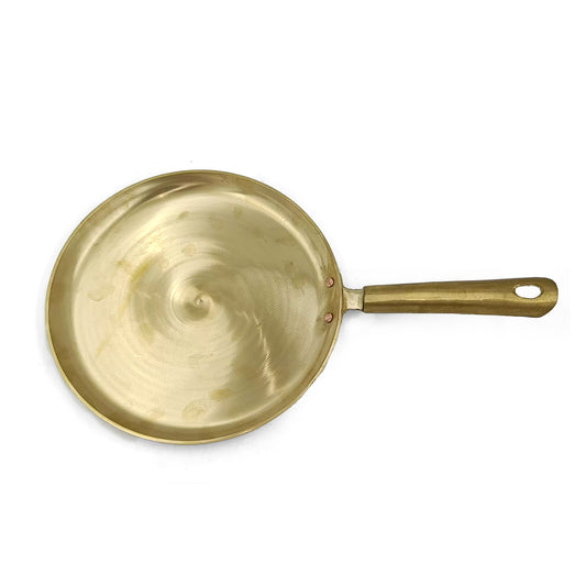 Pure Bronze Tawa Pan - Kansa pan with handle