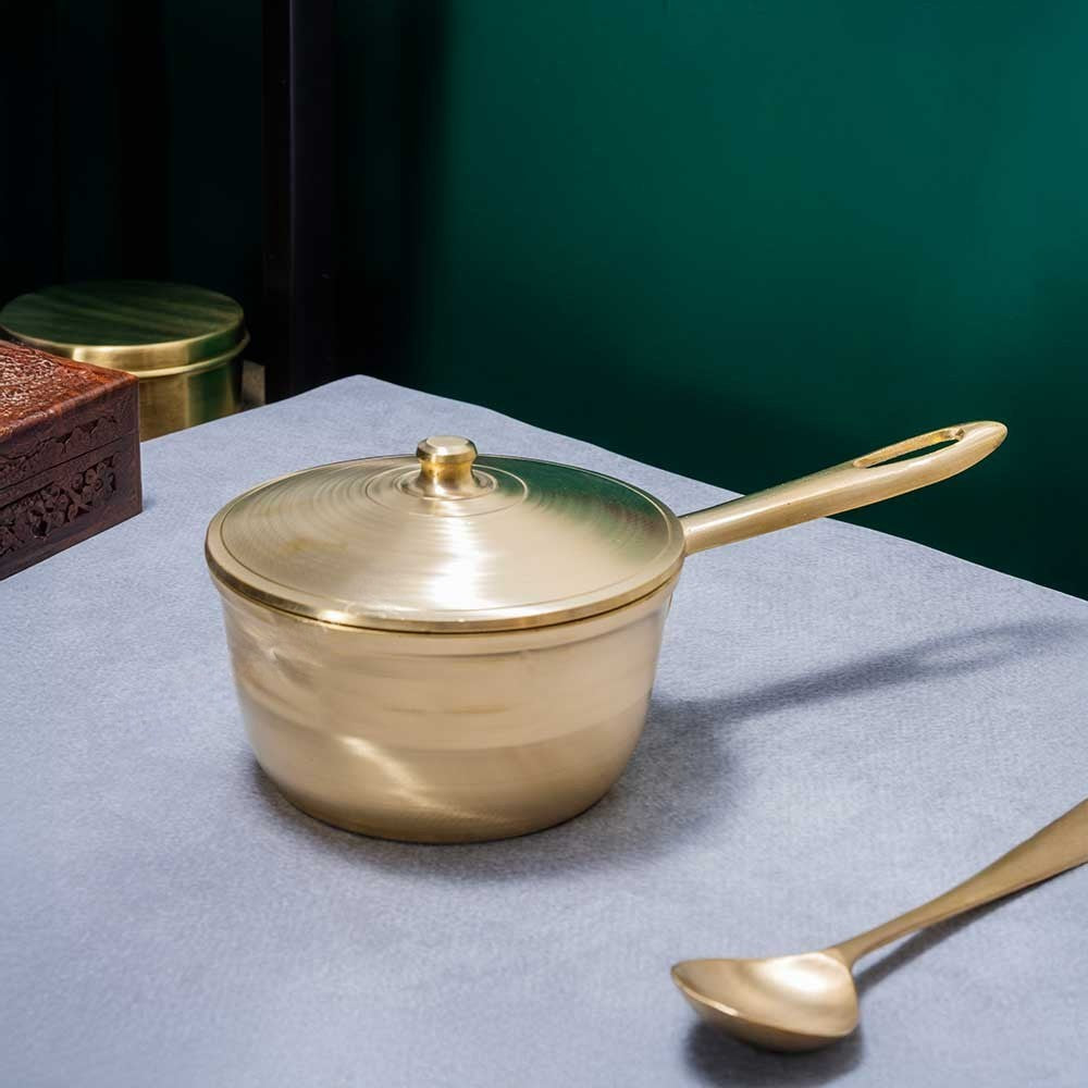 Bronze Sauce Pan With Lid