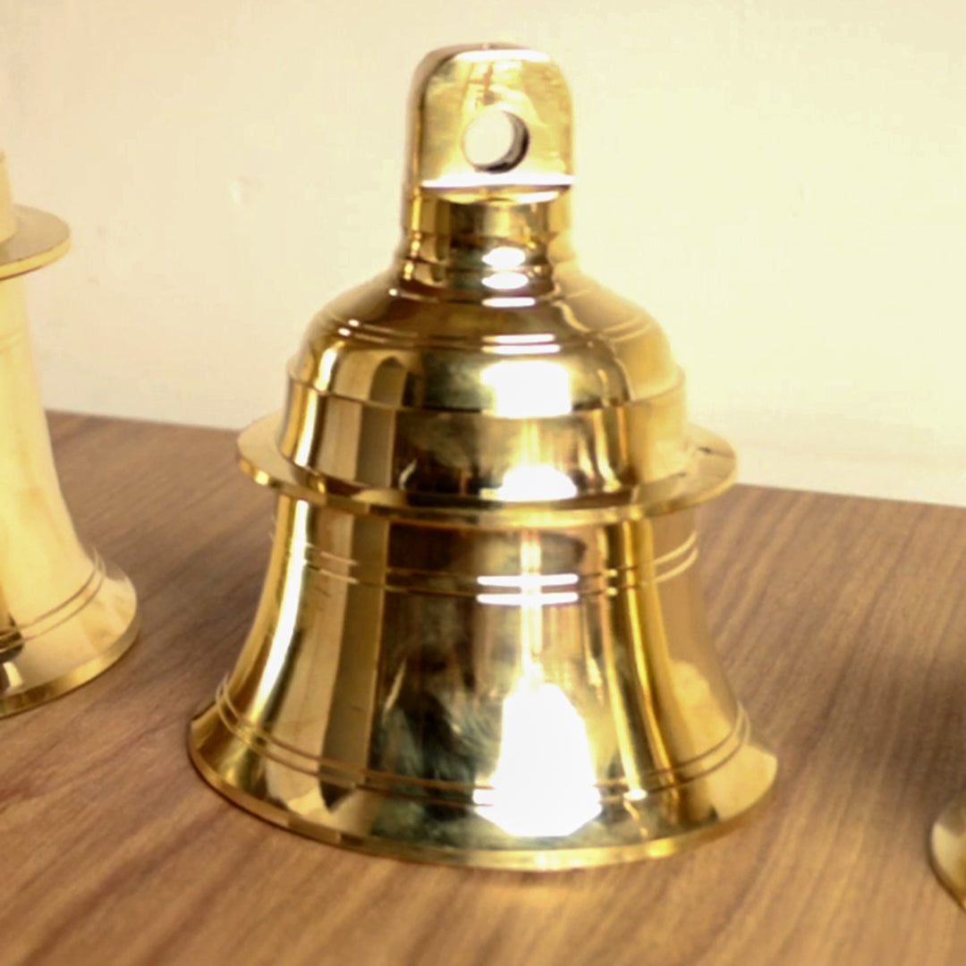 Handcrafted Brass Bell - Temple, Door, Wall, Home Decor