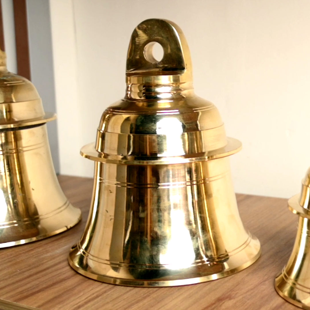 Handcrafted Brass Bell - Temple, Door, Wall, Home Decor