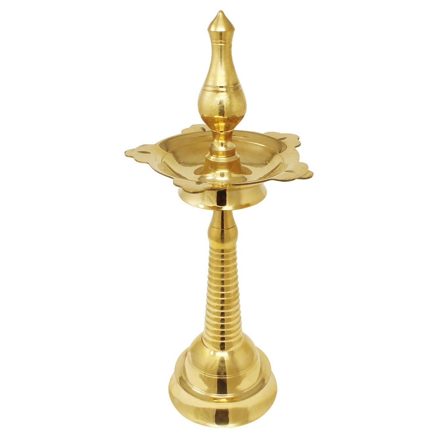 Bronze Kerala Nilavilakku with Wicks