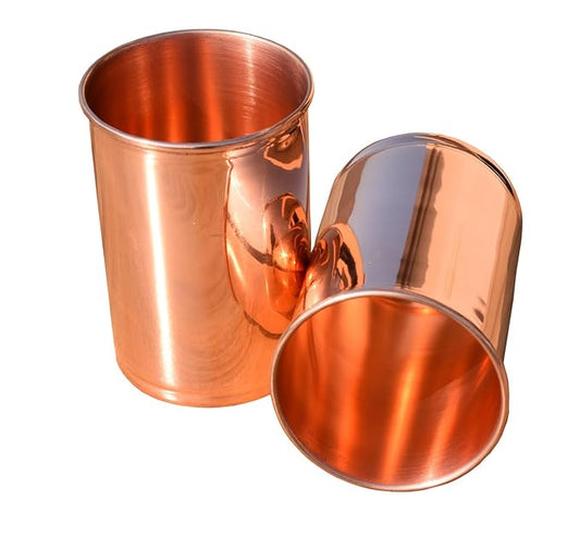 Copper Glass Tumbler Cup 250 ML